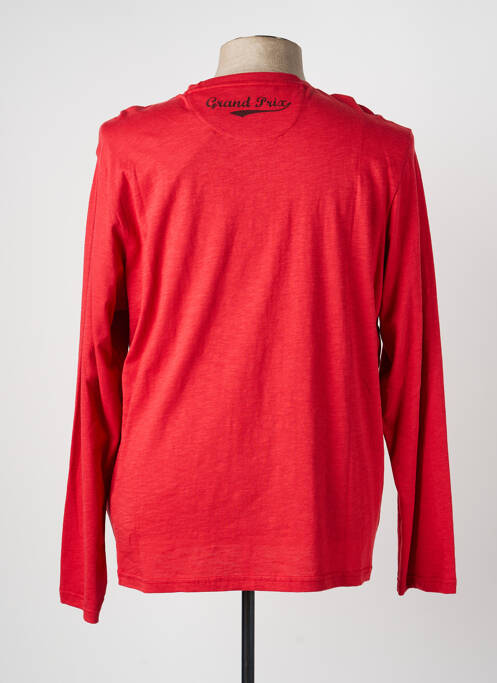 T-shirt coupe droite manches longues rouge DELAHAYE homme