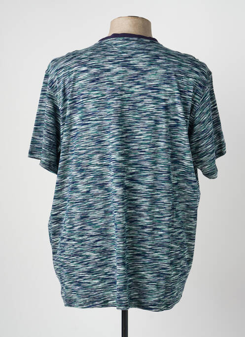T-shirt coupe droite manches courtes bleu COFOX homme