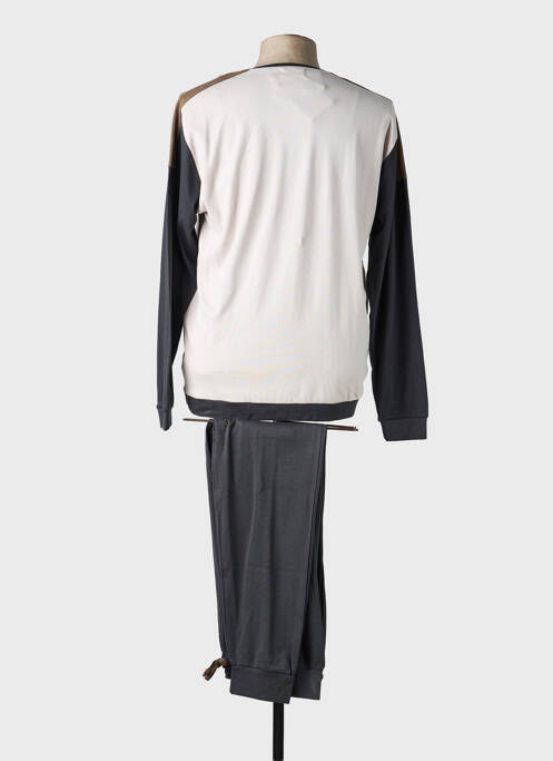 Pyjama col v vert MASSANA homme