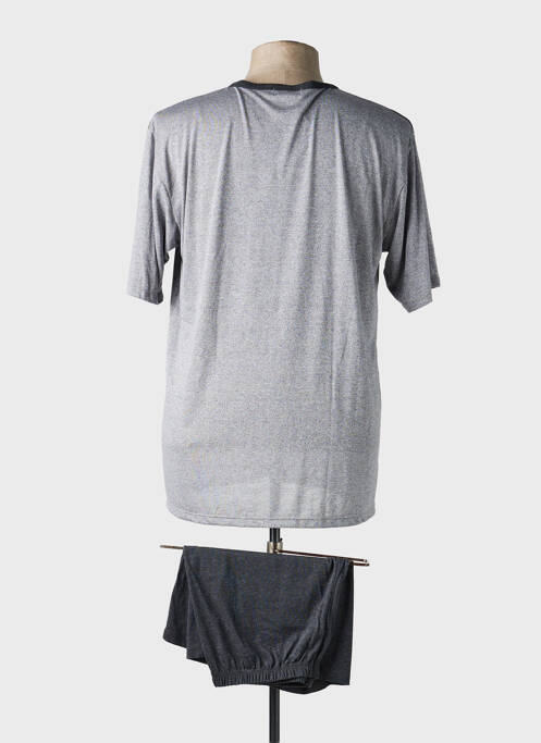 Pyjashort manches courtes gris MASSANA homme
