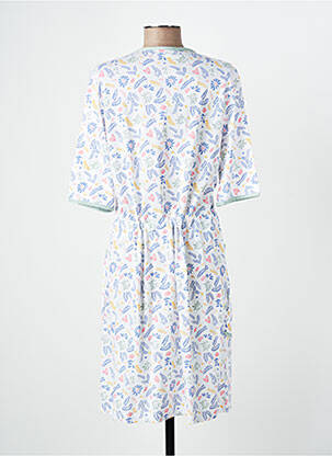 Chemise de nuit col v blanc MASSANA femme