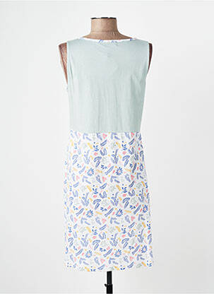 Chemise de nuit imprimé fantaisie blanc MASSANA femme