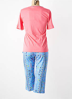 Pyjama manches courtes orange MASSANA femme