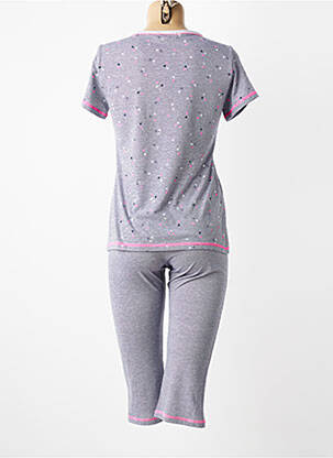 Pyjama manches courtes bleu MASSANA femme