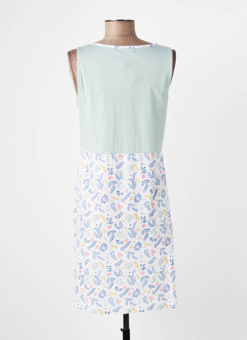 Chemise de nuit imprimé fantaisie blanc MASSANA femme
