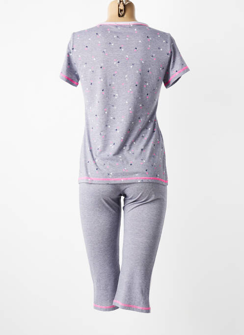 Pyjama manches courtes bleu MASSANA femme