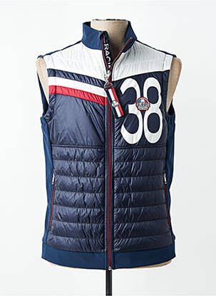 Doudoune poches sans capuche bleu DELAHAYE homme