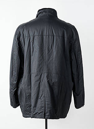 Blouson fermeture zippée sous rabat pressionné noir DELAHAYE homme