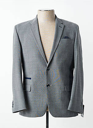 Veste chic coupe cintrée gris FITECOM homme