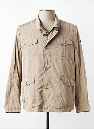 Veste casual fermeture boutonnée sur le devant gris DELAHAYE homme