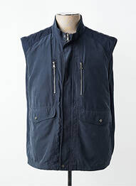 Veste casual coupe droite bleu PETER COFOX homme