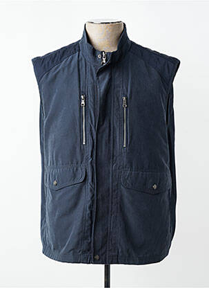 Veste casual coupe droite bleu PETER COFOX homme