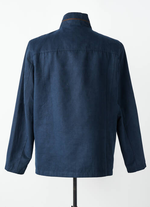 Veste casual coupe droite bleu REVER MILE homme