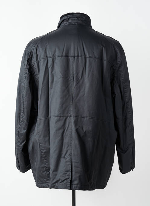 Blouson fermeture zippée sous rabat pressionné noir DELAHAYE homme