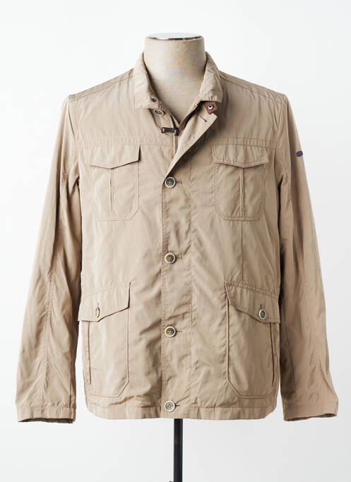 Veste casual fermeture boutonnée sur le devant gris DELAHAYE homme