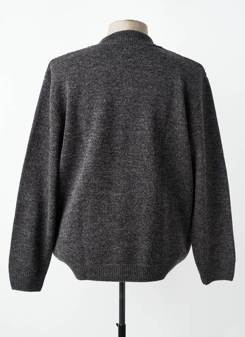 Gilet manches longues fermeture boutonnée sur le devant gris LOUIS VICTOR homme