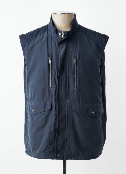 Veste casual coupe droite bleu PETER COFOX homme