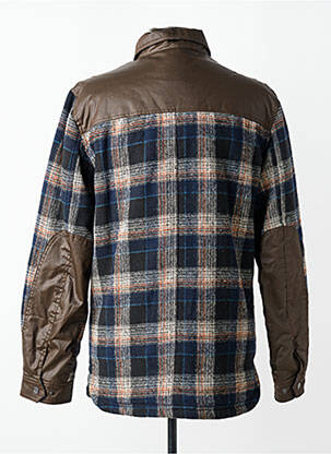 Veste casual coupe droite bleu DELAHAYE homme