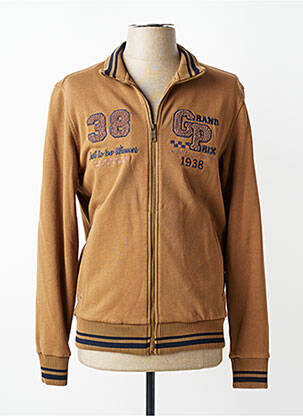 Veste casual poches marron DELAHAYE homme
