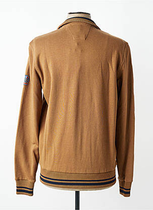 Veste casual resserrée sur le bas marron DELAHAYE homme