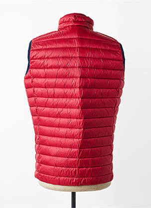Doudoune poches sans capuche rouge DELAHAYE homme