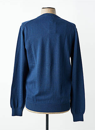 Pull col v manches longues bleu BANDE ORIGINALE homme