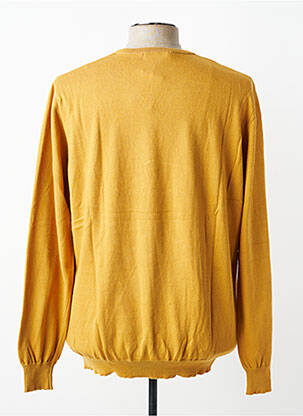 Pull col v manches longues jaune BANDE ORIGINALE homme