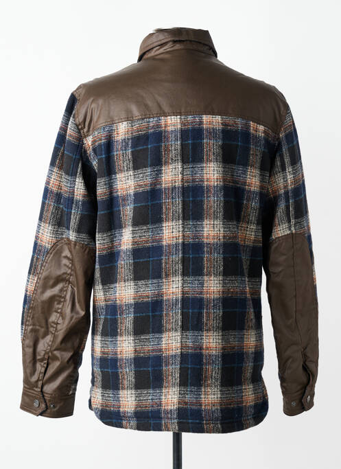 Veste casual coupe droite bleu DELAHAYE homme