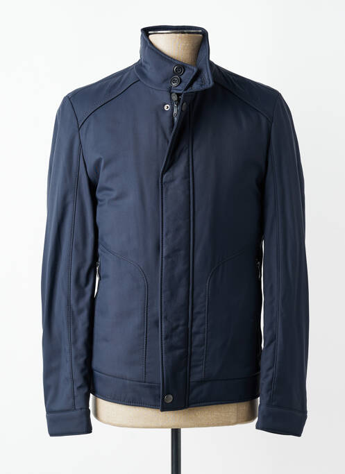 Doudoune manches longues sans capuche bleu DELAHAYE homme