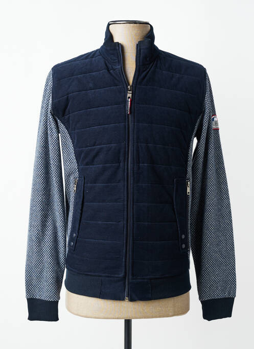 Blouson poches bleu DELAHAYE homme