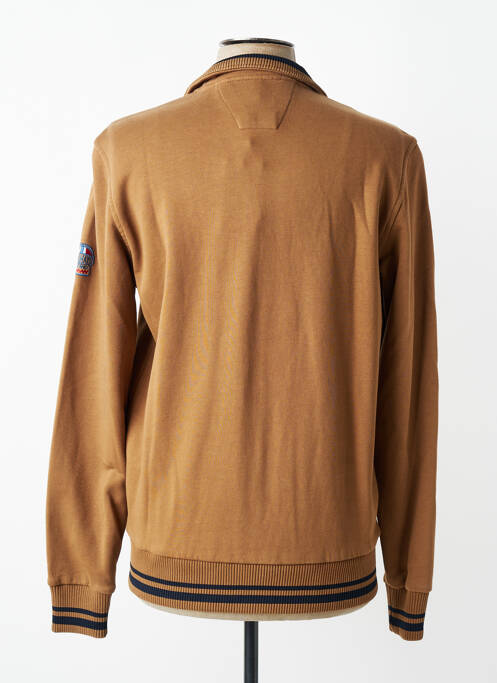Veste casual poches marron DELAHAYE homme