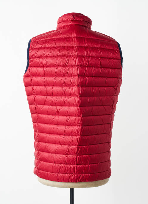 Doudoune poches sans capuche rouge DELAHAYE homme