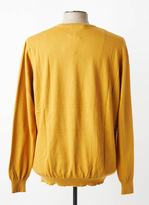 Pull col v manches longues jaune BANDE ORIGINALE homme