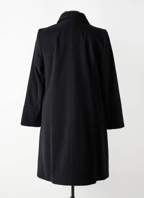 Manteau long coupe droite sans capuche noir JEAN DELFIN femme