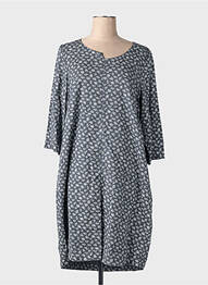 Robe mi-longue manches 3/4 manches 3/4 gris MES SOEURS ET MOI femme