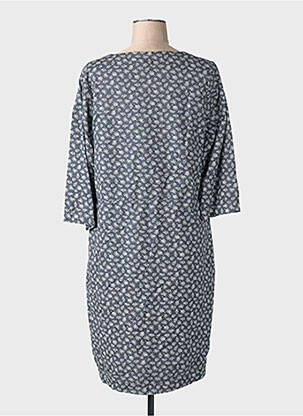 Robe mi-longue manches 3/4 manches 3/4 gris MES SOEURS ET MOI femme