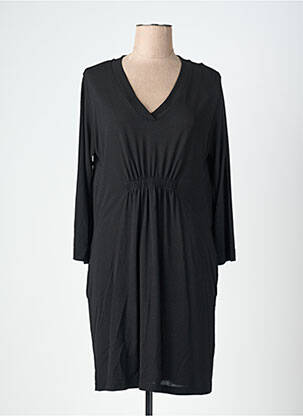 Robe courte manches longues manches longues noir MASAI femme