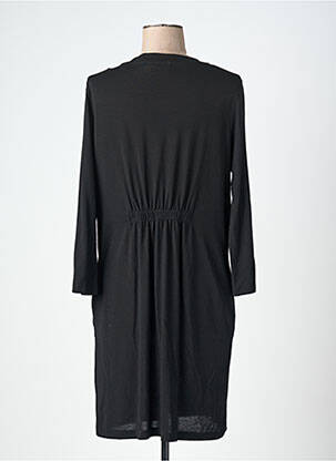 Robe courte manches longues manches longues noir MASAI femme