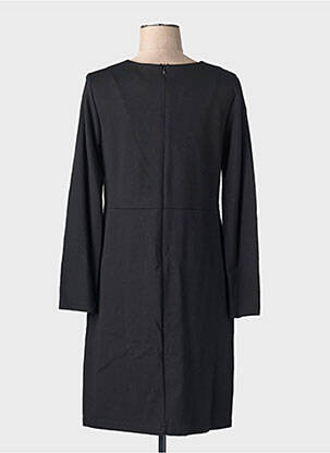 Robe courte fermeture zippée au dos manches longues noir ORTO BOTANICO femme