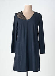 Robe courte manches longues manches longues bleu MC PLANET femme