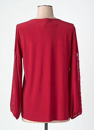 T-shirt manches longues manches longues rouge ALAIN MURATI femme