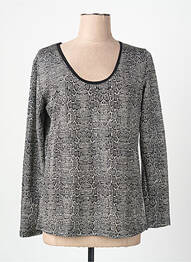 Top stretch manches longues noir FRED SABATIER femme