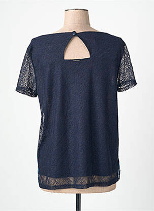 Top stretch manches courtes bleu FRED SABATIER femme