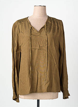 Blouse manches longues manches longues vert MASAI femme