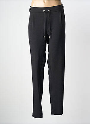 Pantalon slim taille élastique taille normale noir IMITZ femme