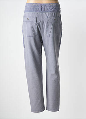 Pantalon slim tissage popeline taille normale bleu SANDWICH femme