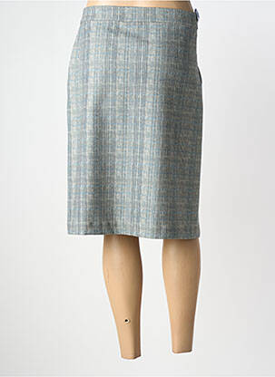 Jupe mi-longue stretch gris EAST DRIVE femme