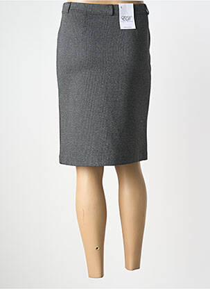 Jupe mi-longue stretch gris EAST DRIVE femme