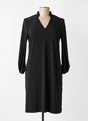 Robe courte manches 3/4 manches 3/4 noir MC PLANET femme