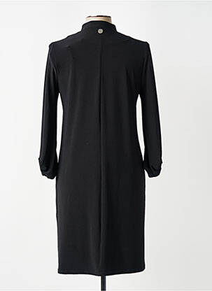 Robe courte manches 3/4 manches 3/4 noir MC PLANET femme